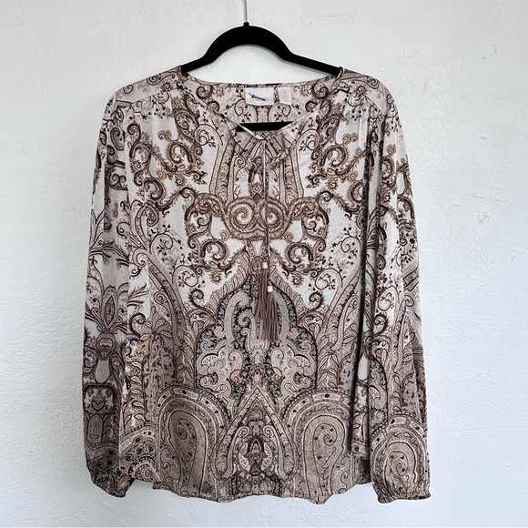 Chico's Paisley Print Blouse - Picture 1 of 7